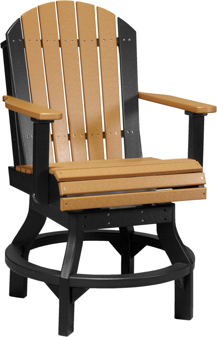 LCPASCCCB-LuxCraft-Adirondack Swivel Chair-Pangaea Patio