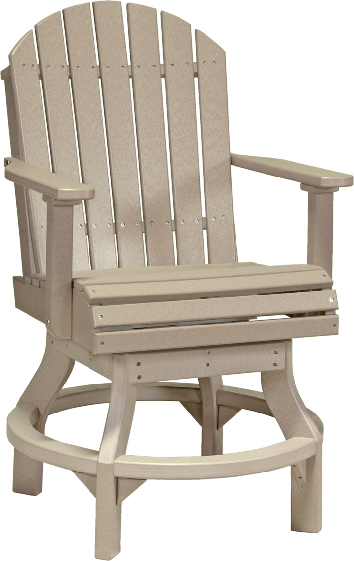 LCPASCCWW-LuxCraft-Adirondack Swivel Chair-Pangaea Patio