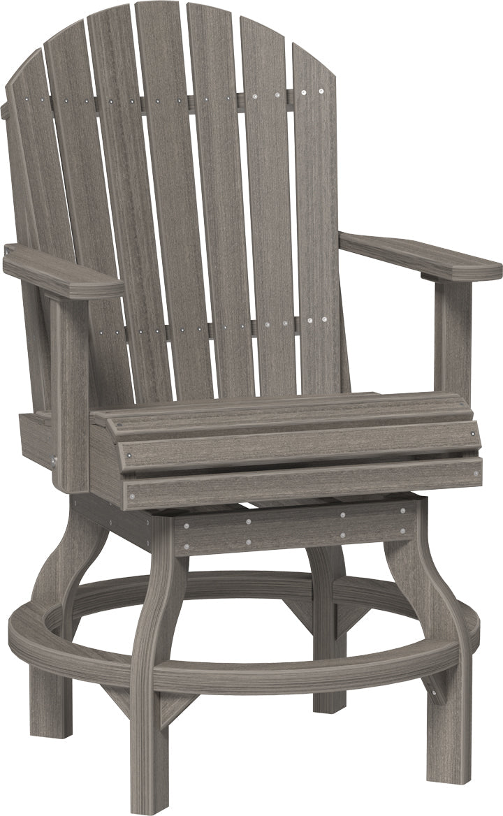 LCPASCCCG-LuxCraft-Adirondack Swivel Chair-Pangaea Patio