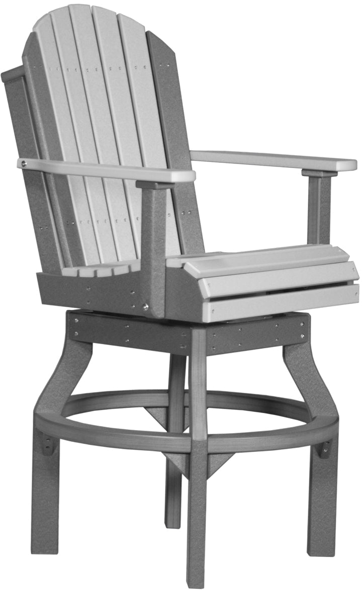 LCPASCBDGS-LuxCraft-Adirondack Swivel Chair-Pangaea Patio