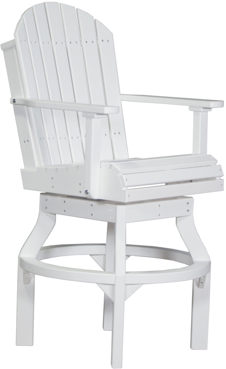 LCPASCBW-LuxCraft-Adirondack Swivel Chair-Pangaea Patio