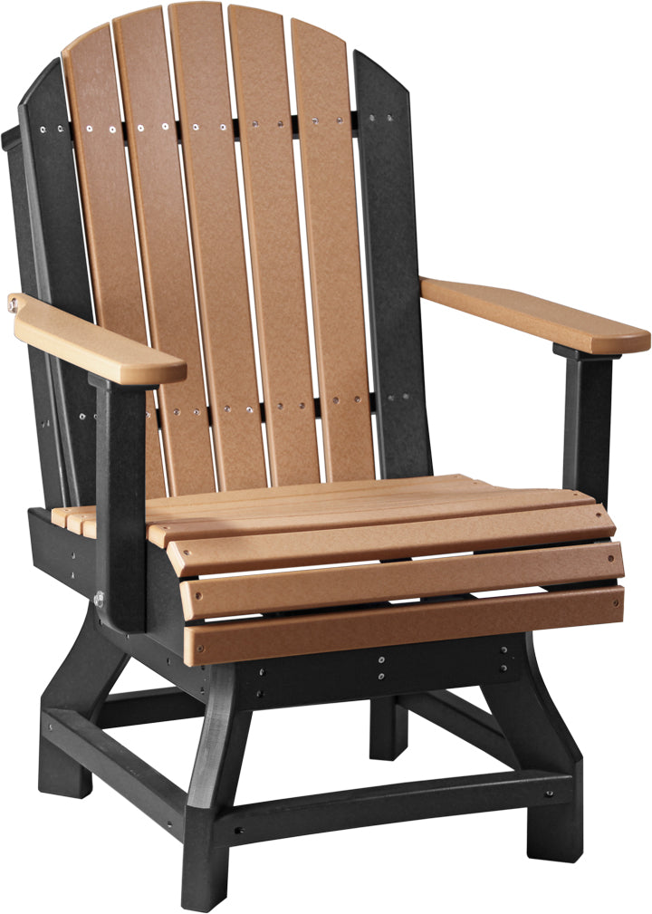 LCPASCDCB-LuxCraft-Adirondack Swivel Chair-Pangaea Patio