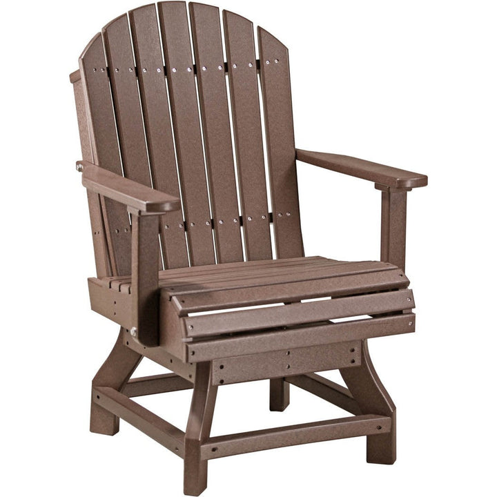 -LuxCraft-Adirondack Swivel Chair-Pangaea Patio