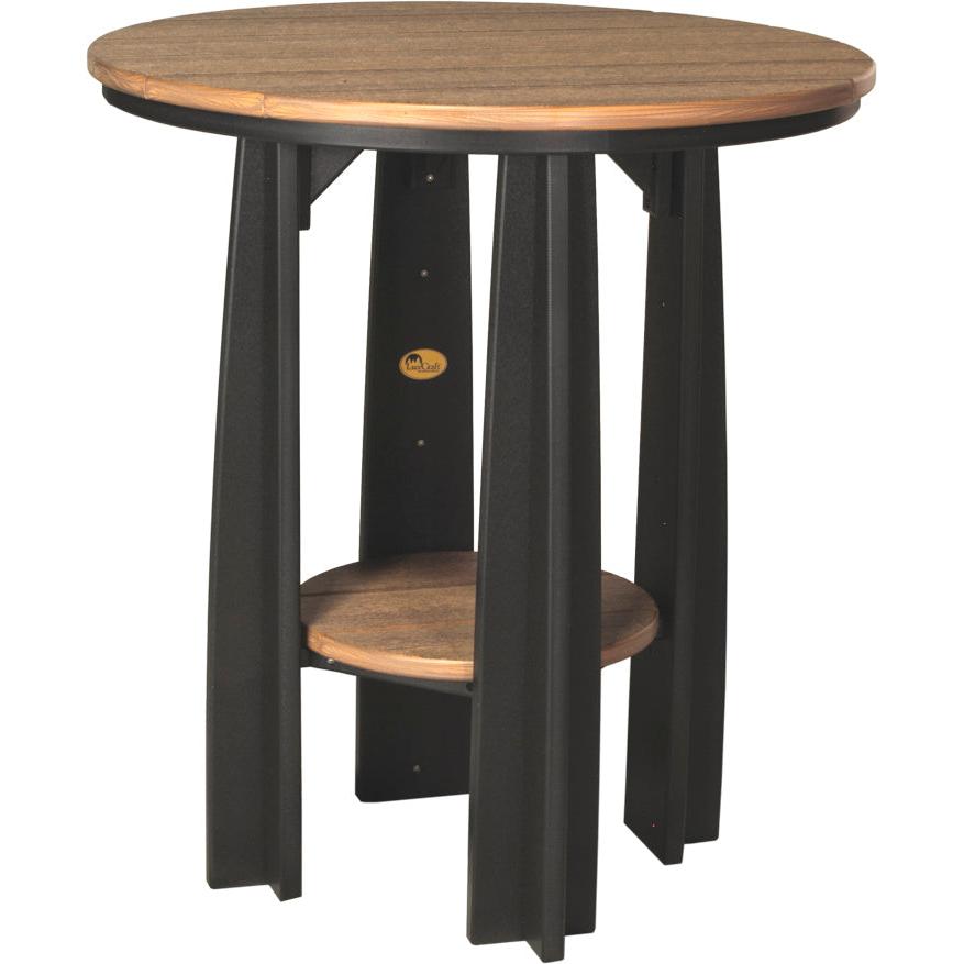 LCPBATAMB-LuxCraft-Balcony Table-Antique Mahogany Black-Pangaea Patio