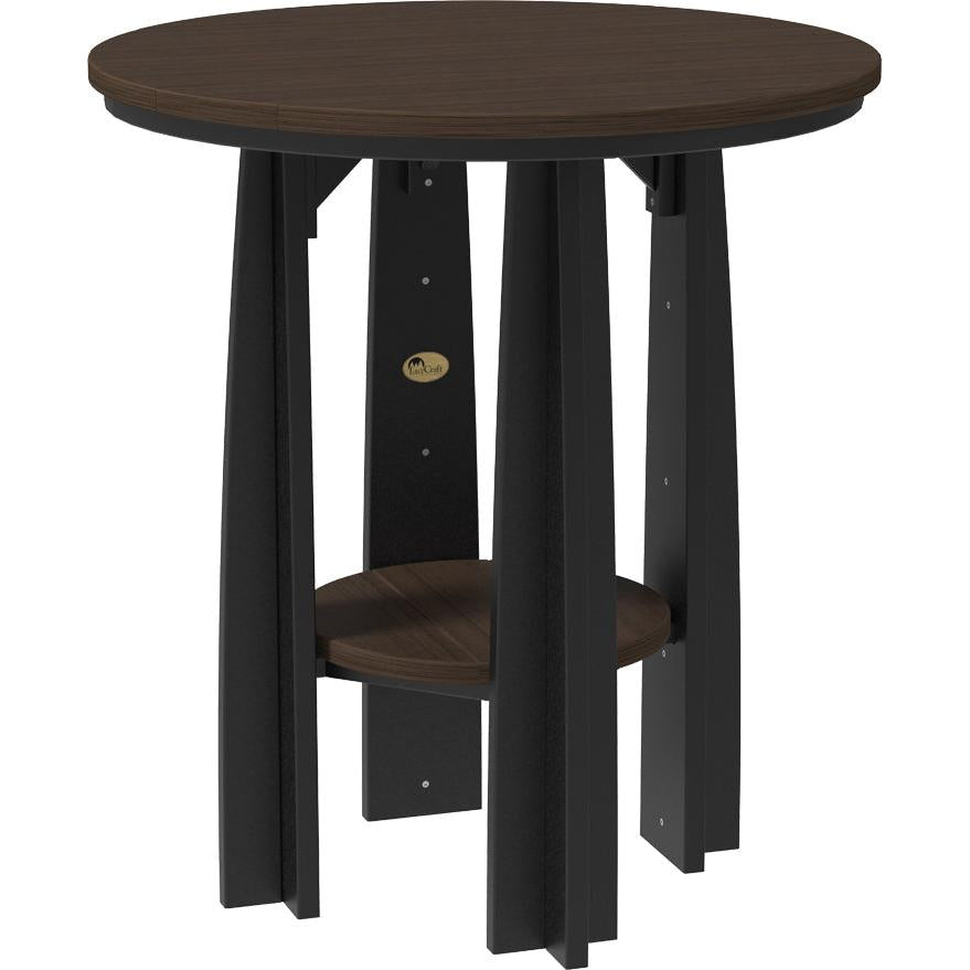LCPBATBZWB-LuxCraft-Balcony Table-Coastal Gray Black-Pangaea Patio