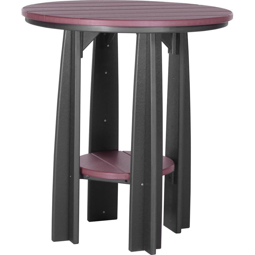 LCPBATCHB-LuxCraft-Balcony Table-Cherrywood Black-Pangaea Patio