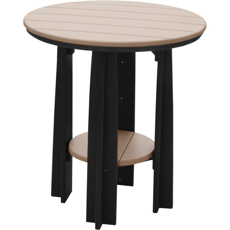 LCPBATWWB-LuxCraft-Balcony Table-Weatherwood Black-Pangaea Patio