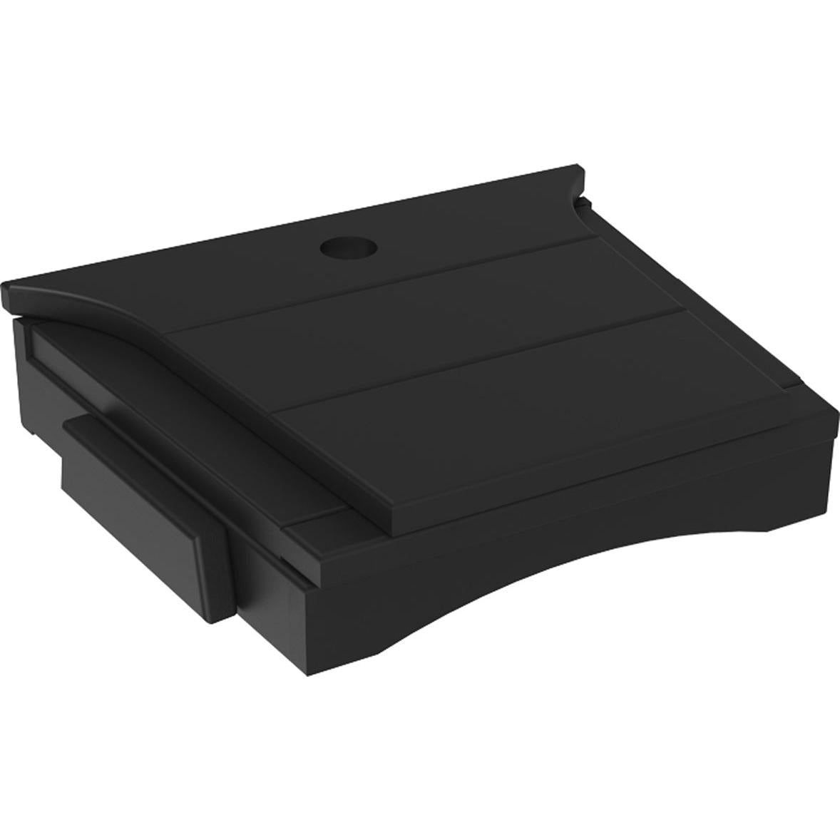 LCBTTBK-LuxCraft-Balcony Tete-A-Tete Table-Black-Pangaea Patio