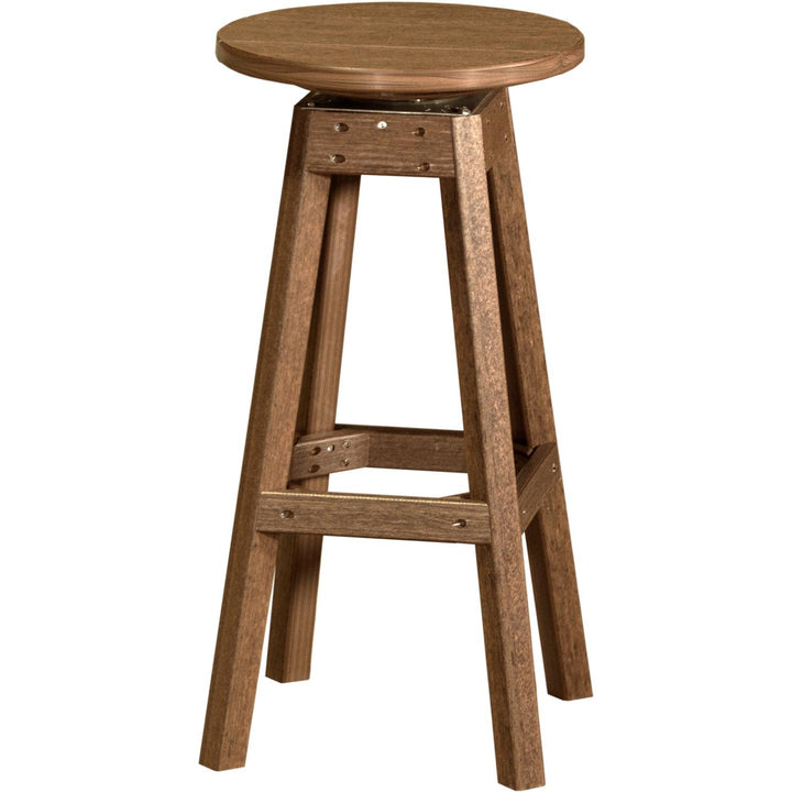 LCPBSAM-LuxCraft-Bar Stool-Antique Mahogany-Pangaea Patio