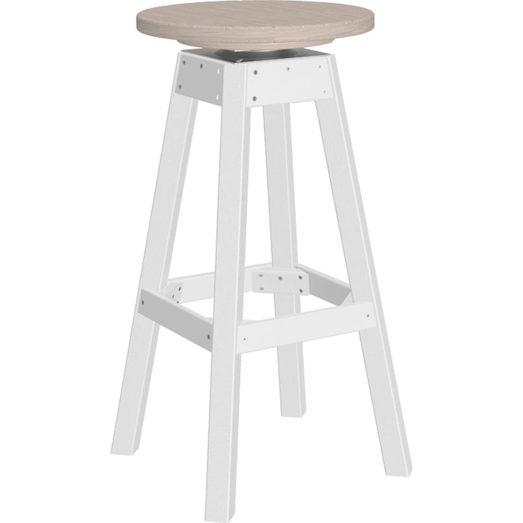 LCPBSBIW-LuxCraft-Bar Stool-Birch White-Pangaea Patio