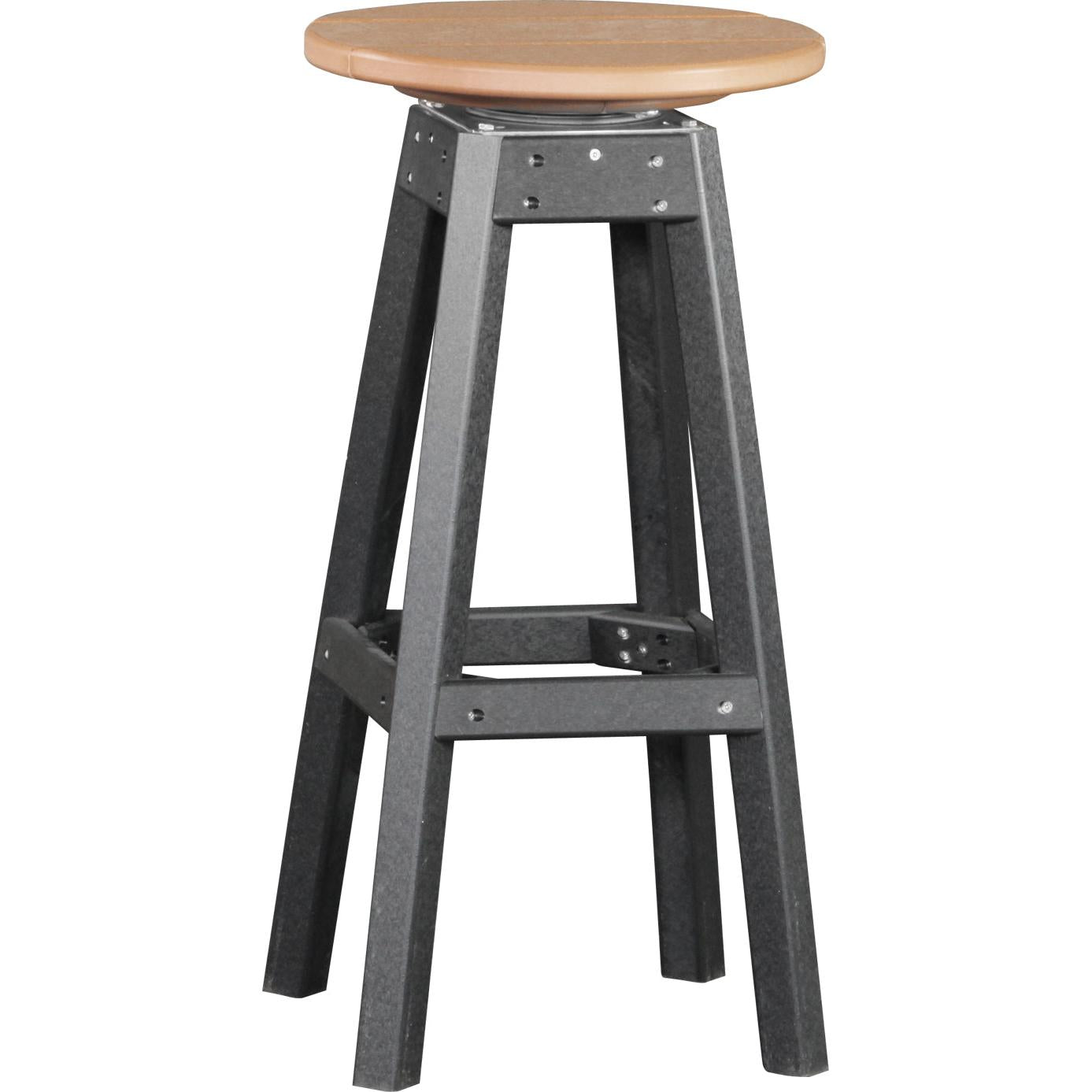 LCPBSCB-LuxCraft-Bar Stool-Cedar Black-Pangaea Patio