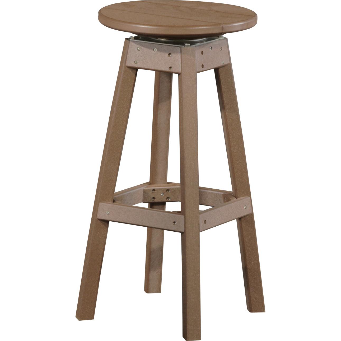 LCPBSCBR-LuxCraft-Bar Stool-Chestnut Brown-Pangaea Patio