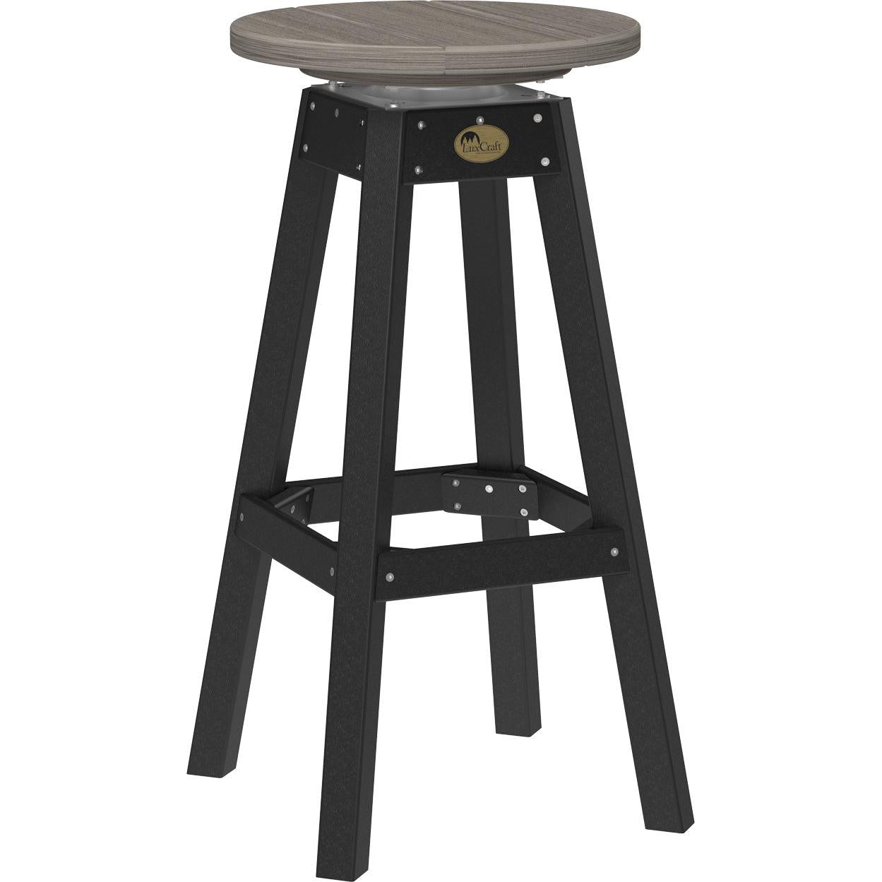 LCPBSCGB-LuxCraft-Bar Stool-Coastal Gray-Pangaea Patio