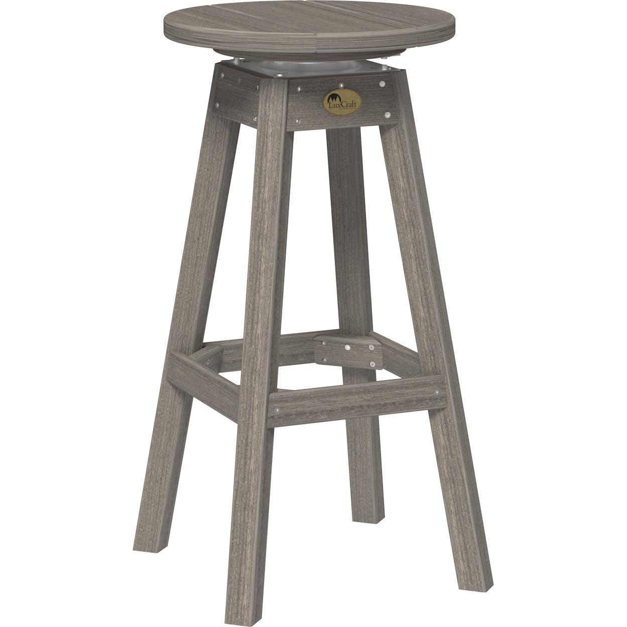 LCPBSCG-LuxCraft-Bar Stool-Brazilian Walnut Black-Pangaea Patio
