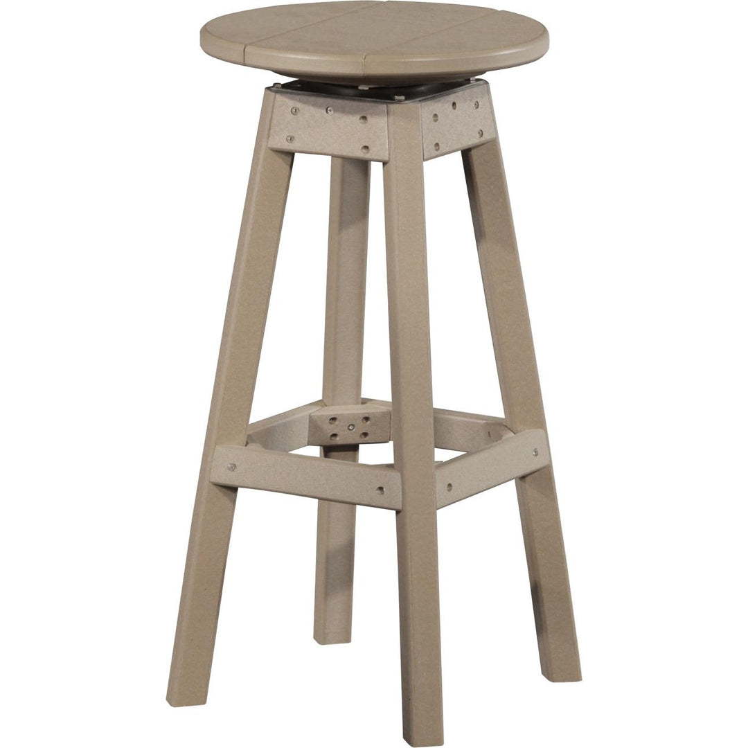 LCPBSWW-LuxCraft-Bar Stool-Weatherwood-Pangaea Patio