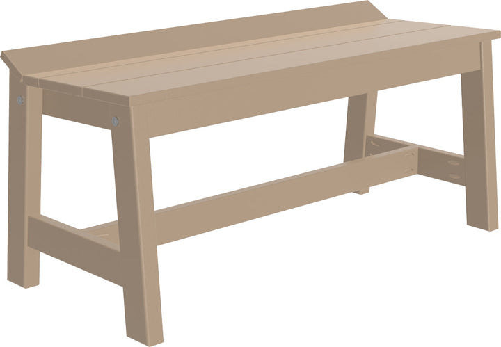 LCCDB41WW-LuxCraft-Café Dining Bench (41")-Pangaea Patio