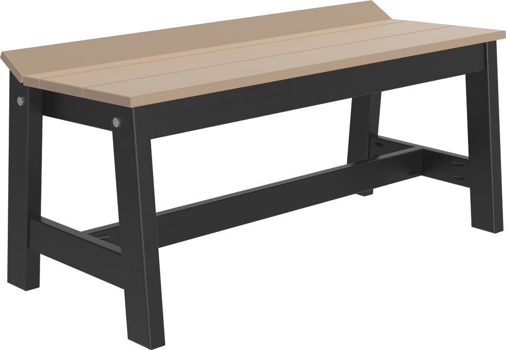 LCCDB41WWB-LuxCraft-Café Dining Bench (41")-Pangaea Patio