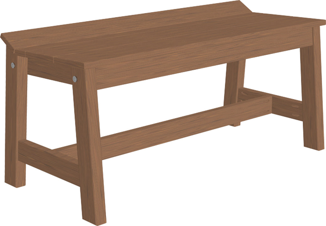 LCCDB41AM-LuxCraft-Café Dining Bench (41")-Pangaea Patio