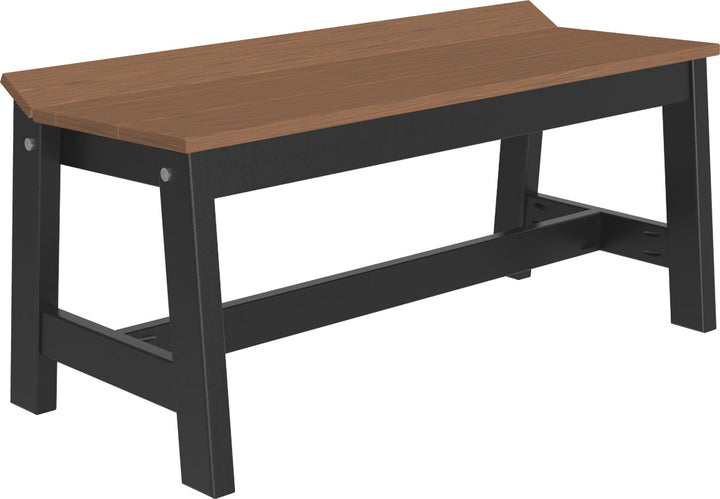 LCCDB41AMB-LuxCraft-Café Dining Bench (41")-Pangaea Patio