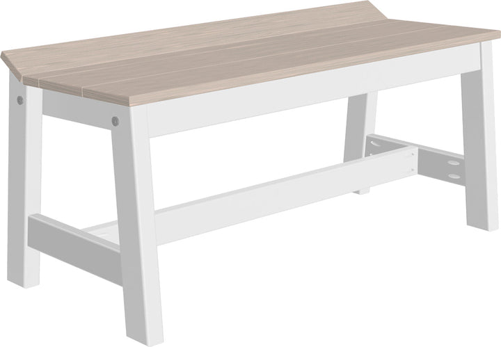 LCCDB41BIW-LuxCraft-Café Dining Bench (41")-Pangaea Patio