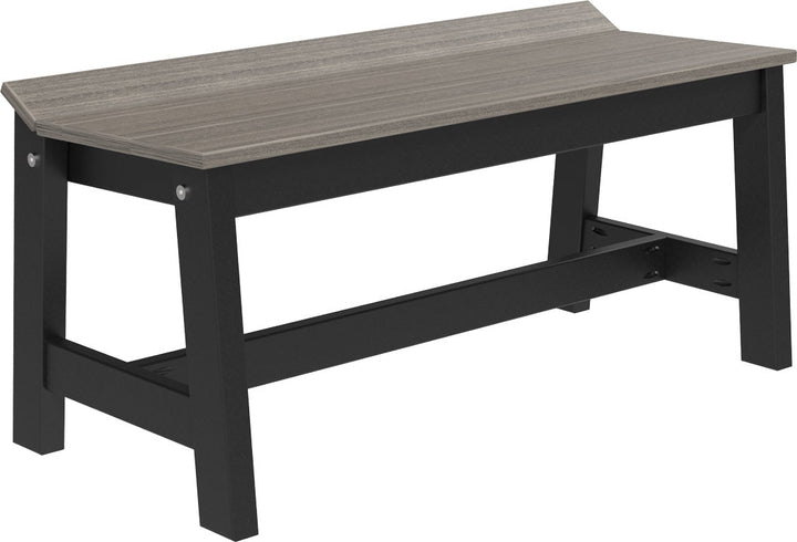 LCCDB41CGB-LuxCraft-Café Dining Bench (41")-Pangaea Patio