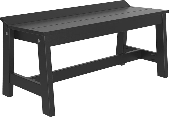 LCCDB41BK-LuxCraft-Café Dining Bench (41")-Pangaea Patio