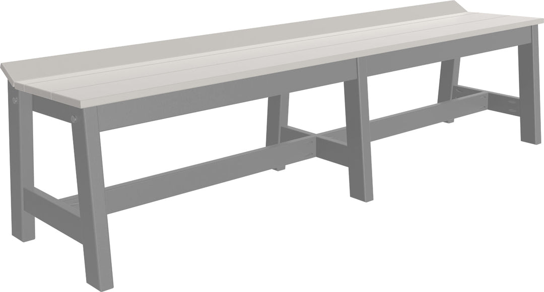 LCCDB72DGS-LuxCraft-Café Dining Bench (72")-Pangaea Patio