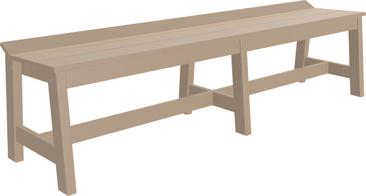 LCCDB72WW-LuxCraft-Café Dining Bench (72")-Pangaea Patio