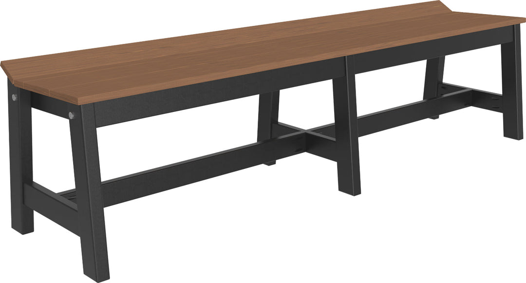 LCCDB72AMB-LuxCraft-Café Dining Bench (72")-Pangaea Patio