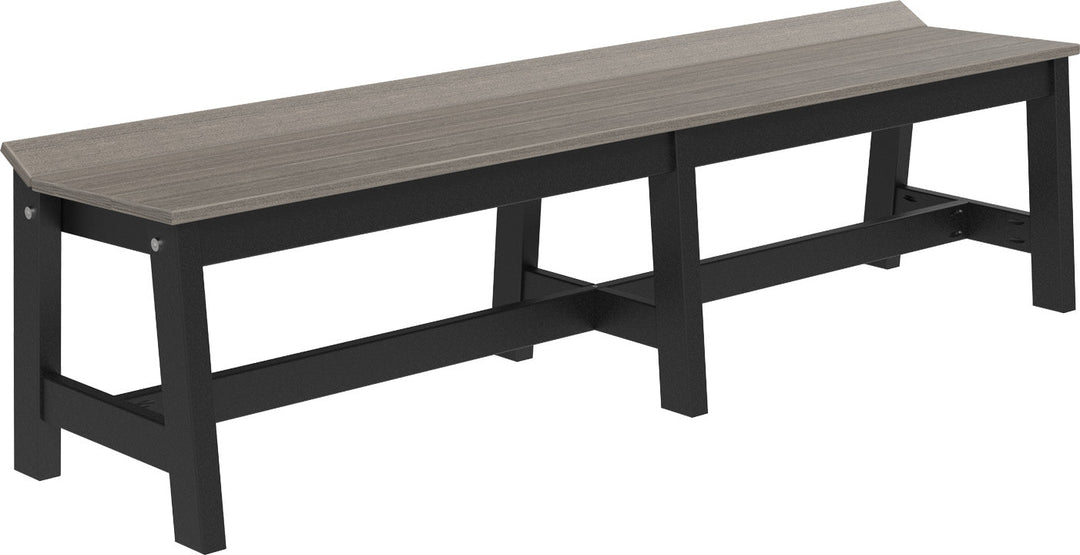 LCCDB72CGB-LuxCraft-Café Dining Bench (72")-Pangaea Patio