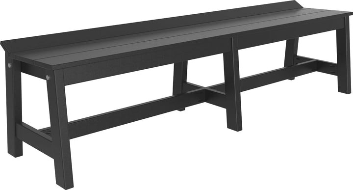 LCCDB72BK-LuxCraft-Café Dining Bench (72")-Pangaea Patio