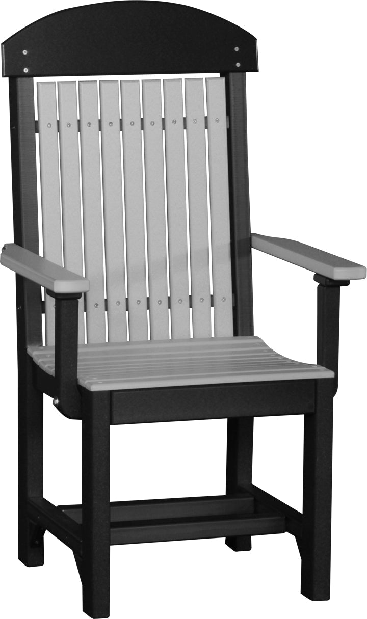 LCCACDDGB-LuxCraft-Classic Arm Chair-Pangaea Patio