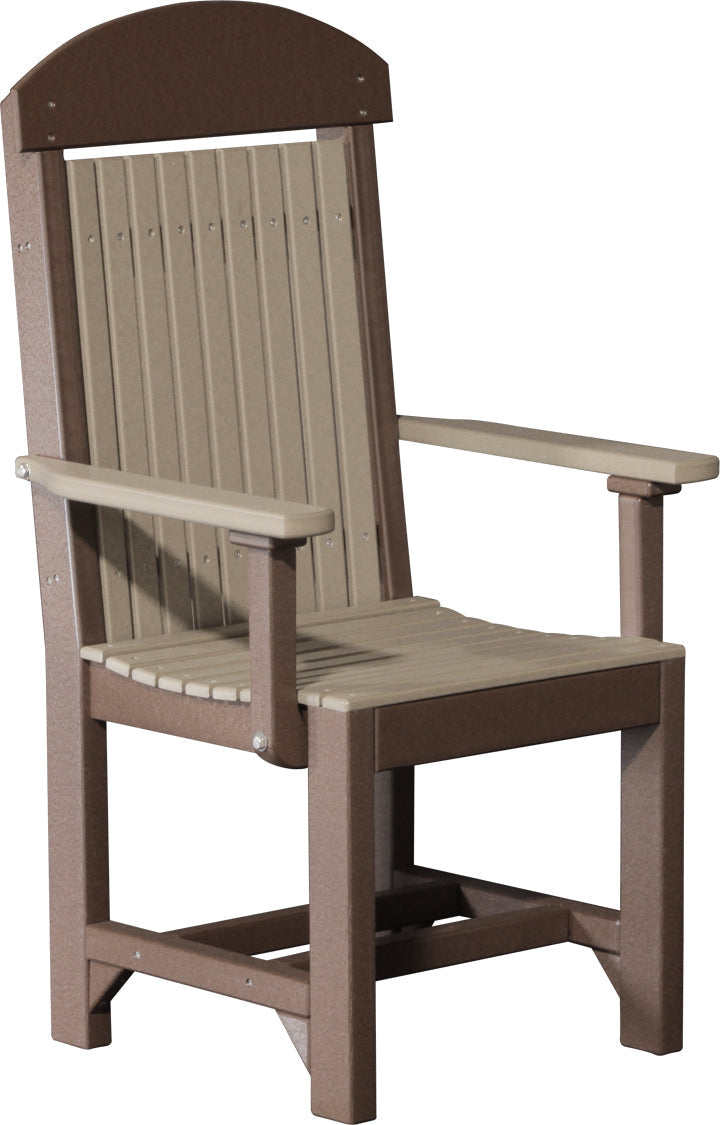 LCCACDWWCBR-LuxCraft-Classic Arm Chair-Pangaea Patio