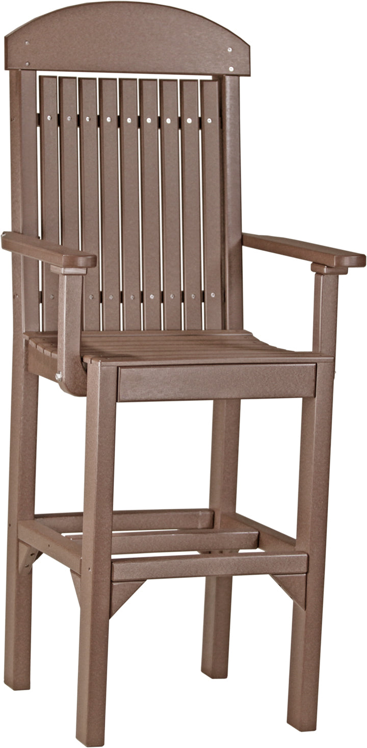 LCCACBCBR-LuxCraft-Classic Arm Chair-Pangaea Patio