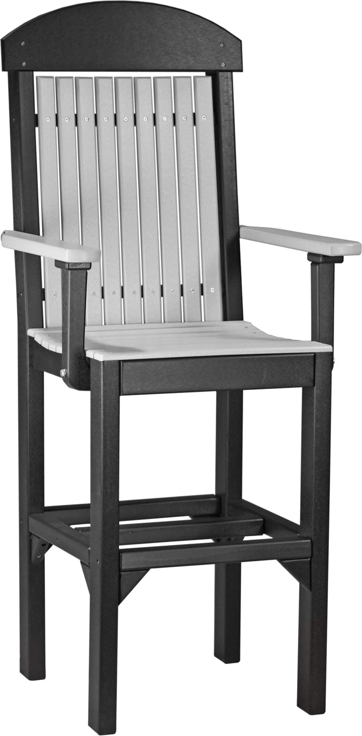 LCCACBDGB-LuxCraft-Classic Arm Chair-Pangaea Patio