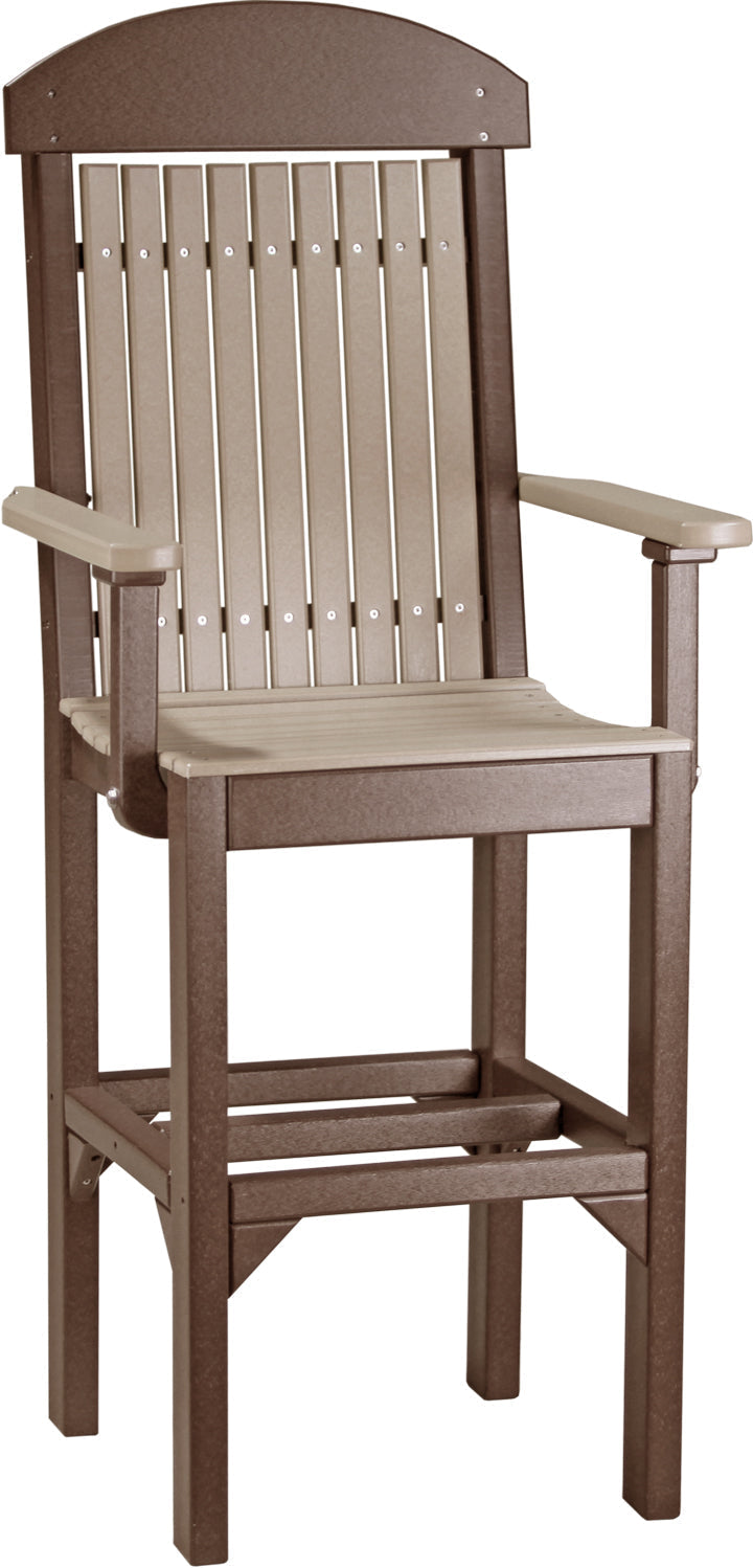 LCCACBWWCBR-LuxCraft-Classic Arm Chair-Pangaea Patio