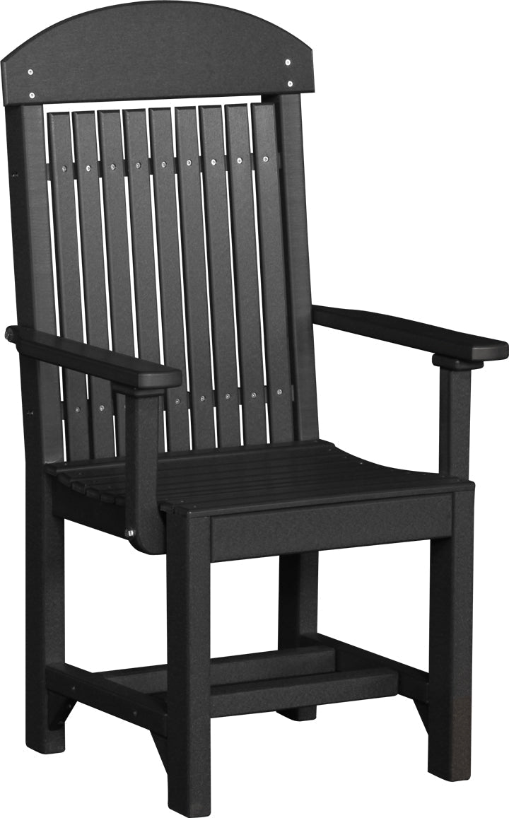 LCCACDBK-LuxCraft-Classic Arm Chair-Pangaea Patio