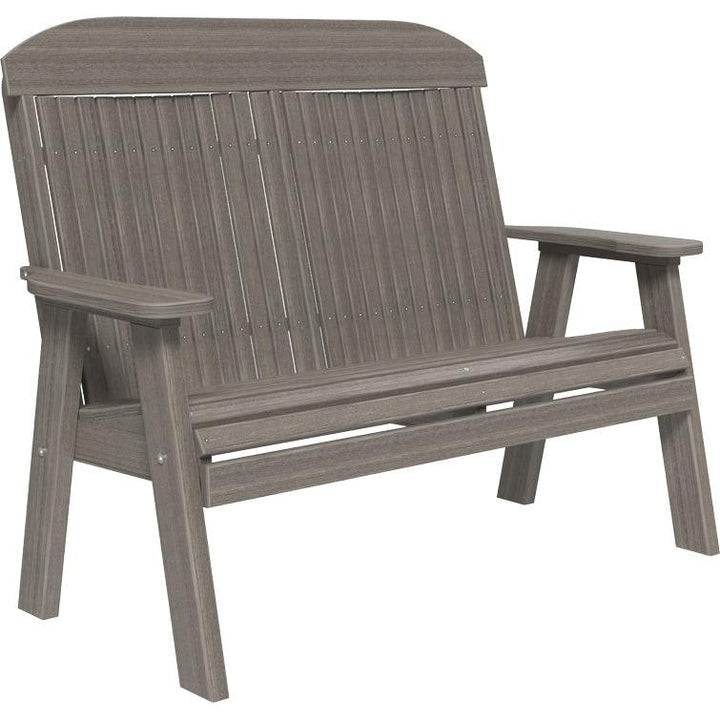 LC4CPBCG-LuxCraft-Classic Bench - 4'-Brazilian Walnut Black-Pangaea Patio