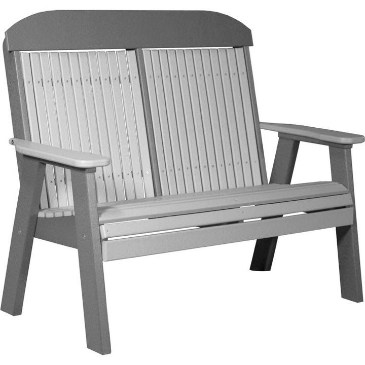 LC4CPBDGS-LuxCraft-Classic Bench - 4'-Dove Gray Slate-Pangaea Patio
