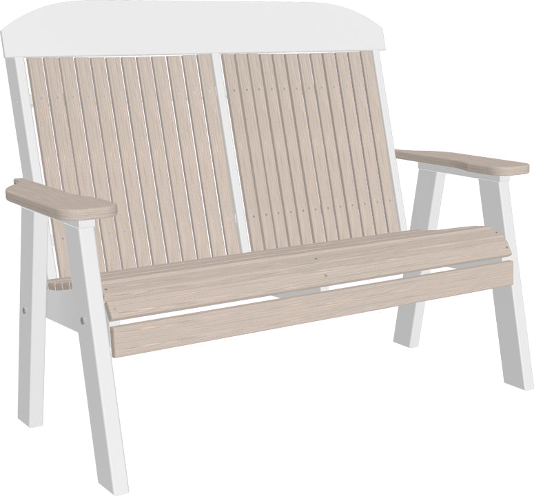 LC4CPBBIW-LuxCraft-Classic Bench - 4'-Pangaea Patio