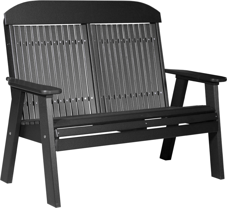 LC4CPBBK-LuxCraft-Classic Bench - 4'-Pangaea Patio