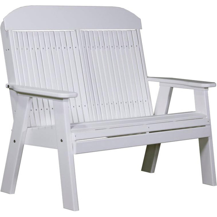 LC4CPBW-LuxCraft-Classic Bench - 4'-White-Pangaea Patio