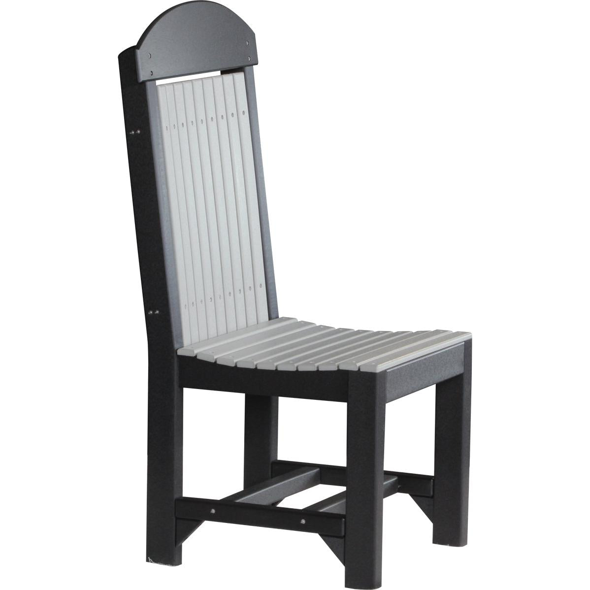 LCCSCDBK-LuxCraft-Classic Side Chair-Dining-Black-Pangaea Patio