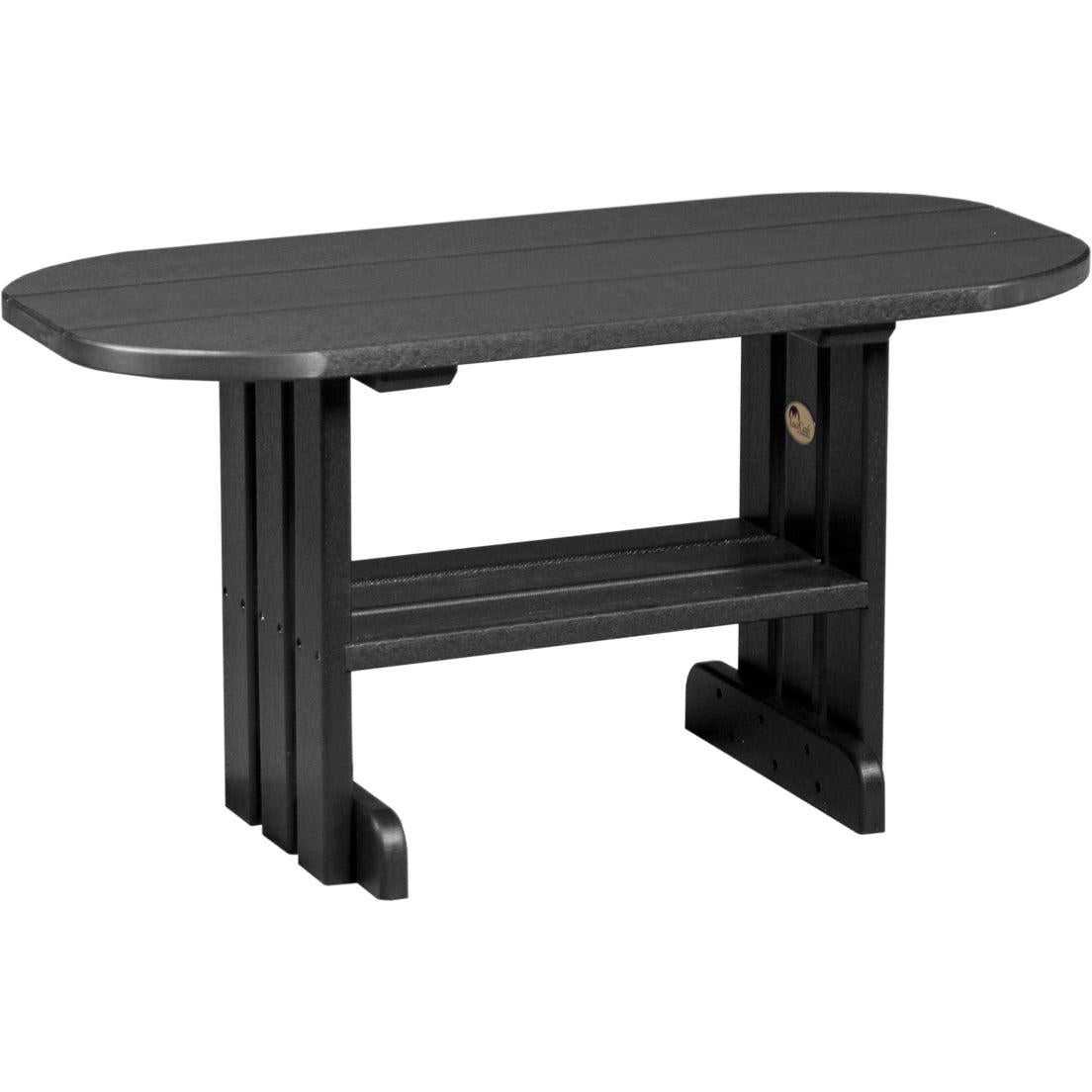 LCPCTBK-LuxCraft-Coffee Table-Black-Pangaea Patio