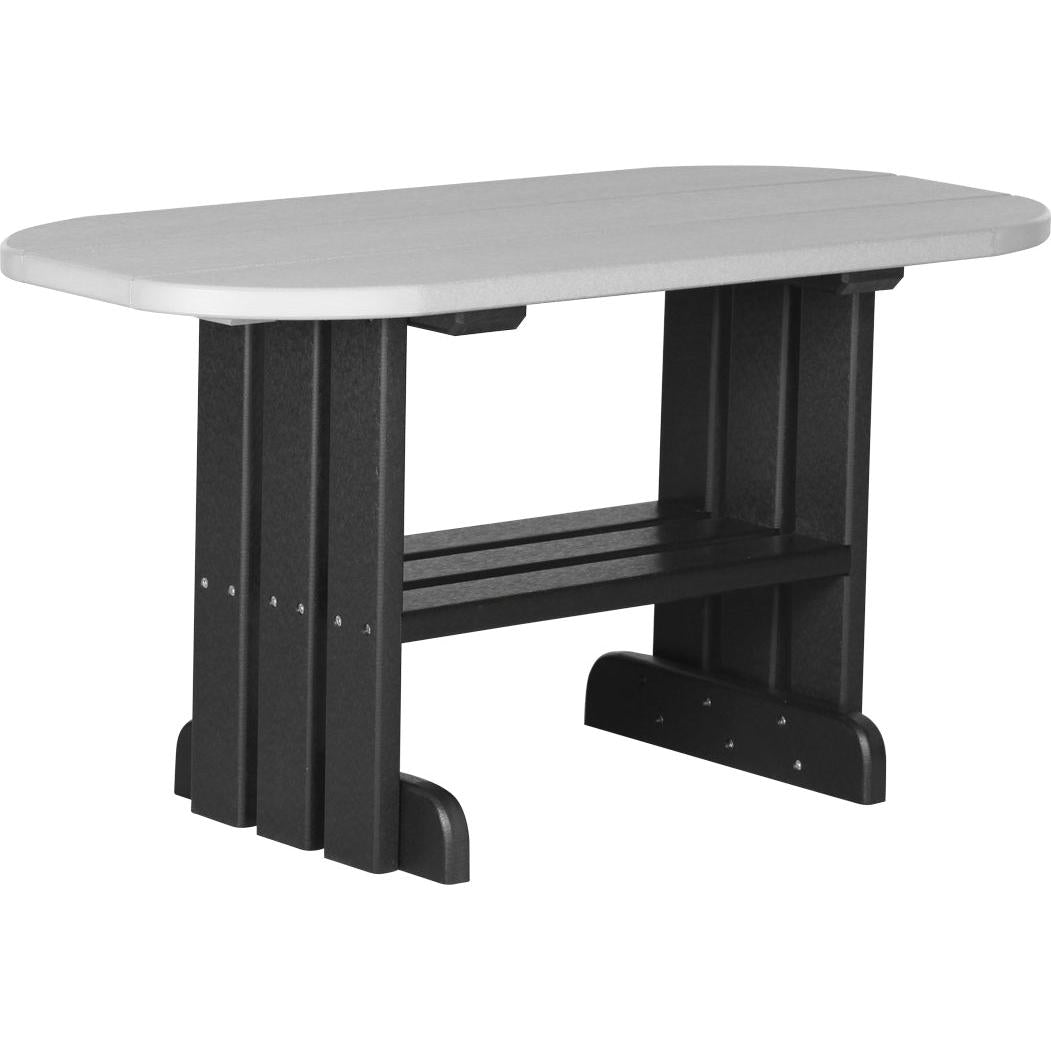LCPCTDGB-LuxCraft-Coffee Table-Dove Gray Black-Pangaea Patio