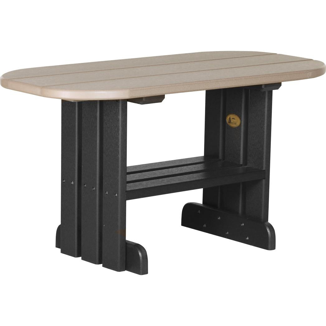 LCPCTWWB-LuxCraft-Coffee Table-Weatherwood Black-Pangaea Patio
