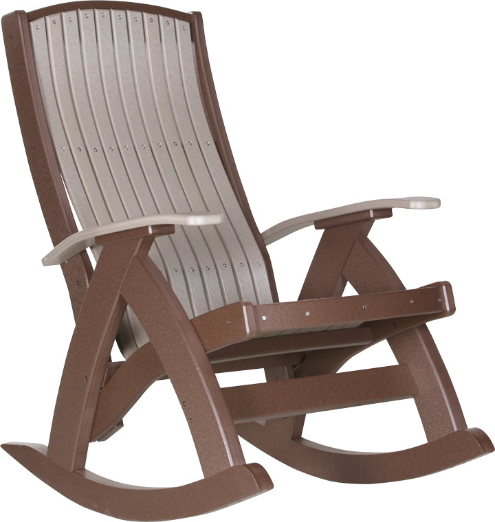 LCPCRWWCBR-LuxCraft-Comfort Rocker-Pangaea Patio