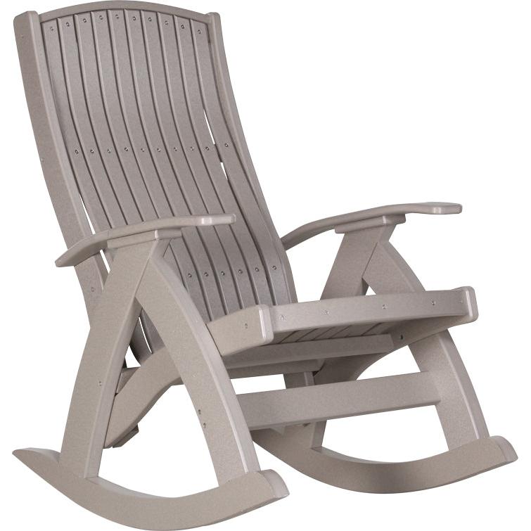 LCPCRWW-LuxCraft-Comfort Rocker-Weatherwood-Pangaea Patio