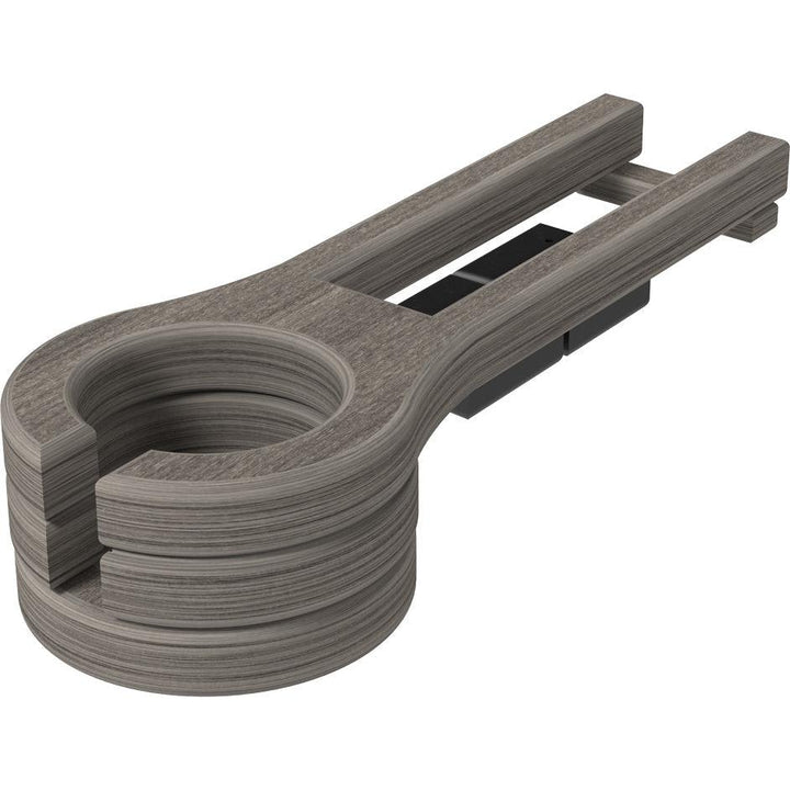 LCPCHCGB-LuxCraft-Cup Holder (Slideout)-Coastal Gray-Pangaea Patio