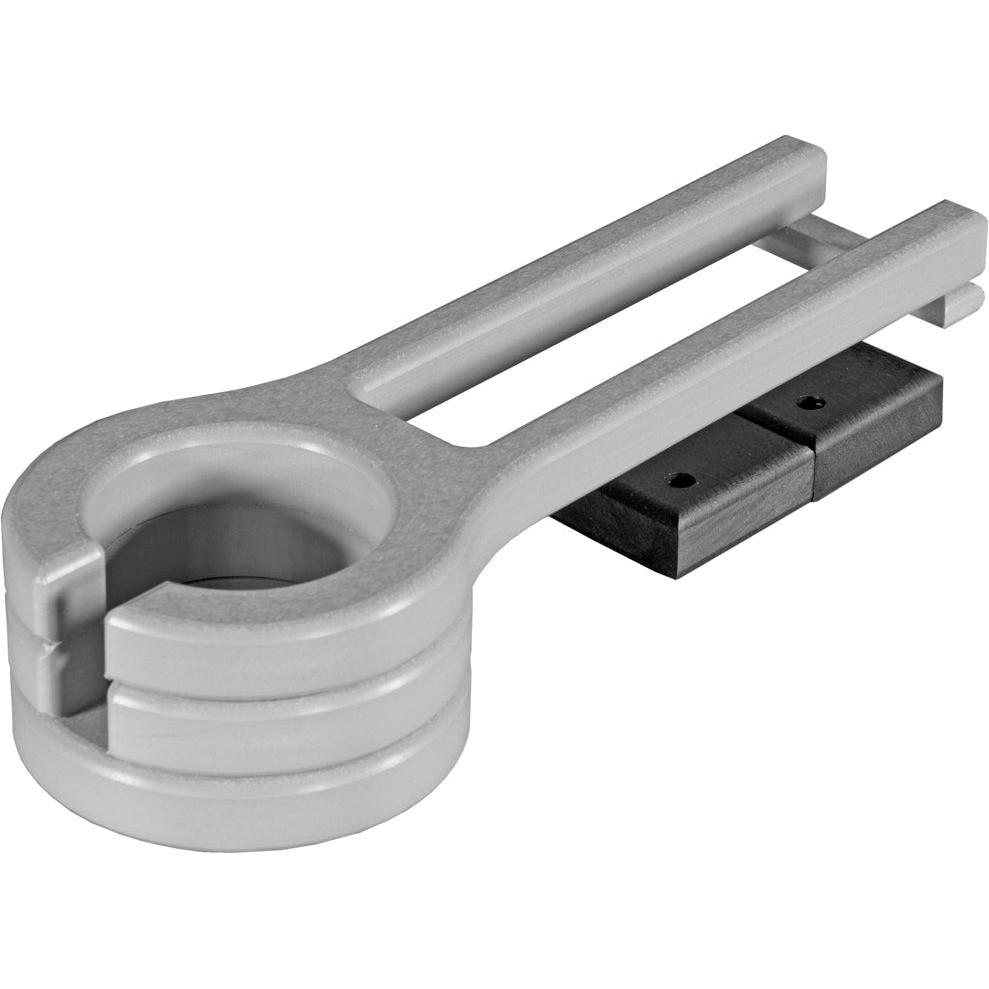 LCPCHDGB-LuxCraft-Cup Holder (Slideout)-Dove Gray Black-Pangaea Patio